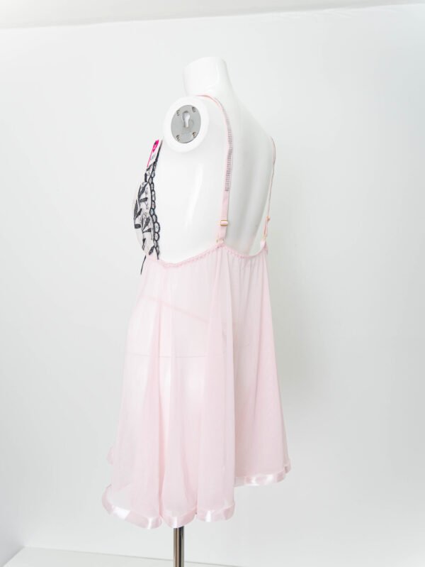 Floral Sequin Embroidery Babydoll - Image 7