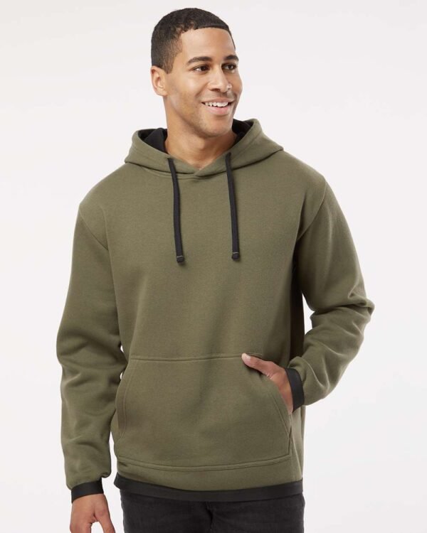 LAT Men Statement fleece hoodie Premium Cotton Menswear - Image 4