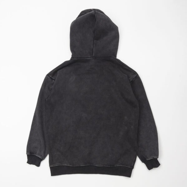HIGH LEVEL HL Menswear Stone washed hoodie 360gsm - Black, Pink, Sage Green - regular fit true to size Casual Cotton - Image 4