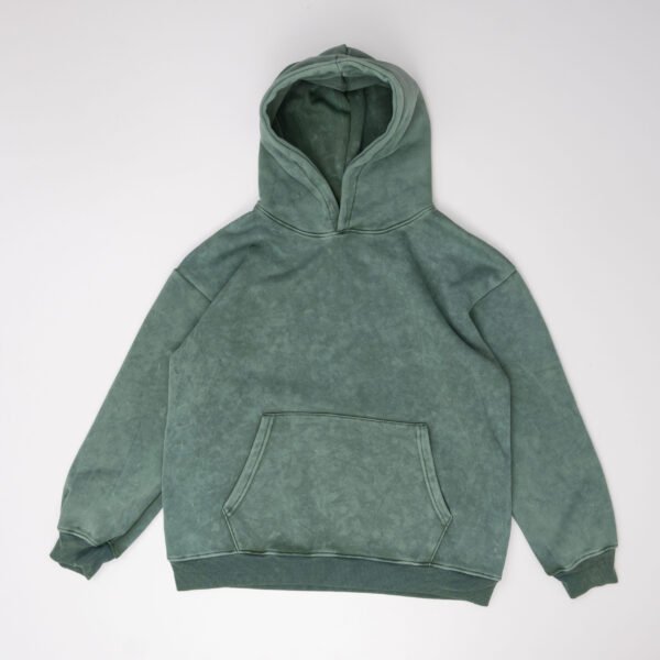 HIGH LEVEL HL Menswear Stone washed hoodie 360gsm - Black, Pink, Sage Green - regular fit true to size Casual Cotton - Image 7