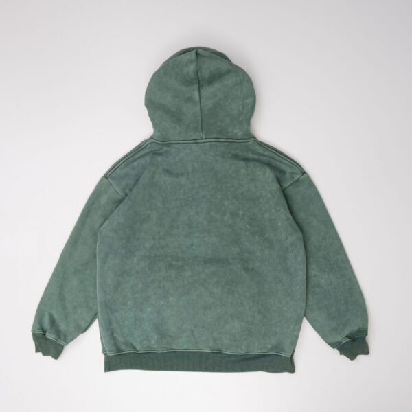 HIGH LEVEL HL Menswear Stone washed hoodie 360gsm - Black, Pink, Sage Green - regular fit true to size Casual Cotton - Image 9