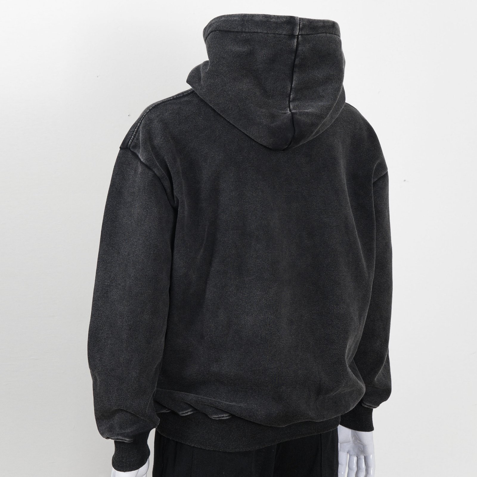 HIGH LEVEL HL Menswear Stone washed hoodie 360gsm - Black, Pink, Green, Tan, Navy, Grey - regular fit true to size Casual Cotton - Image 4