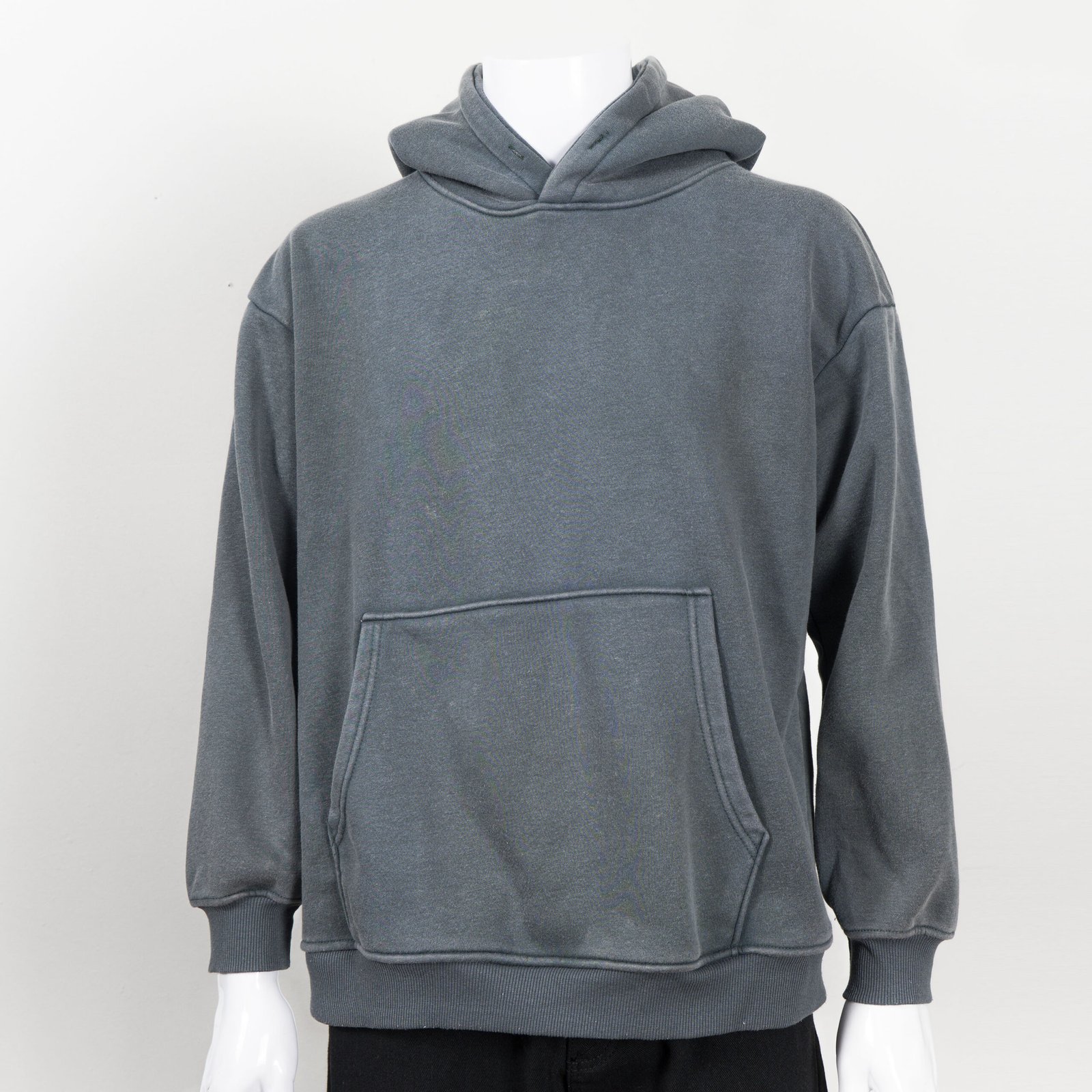 HIGH LEVEL HL Menswear Stone washed hoodie 360gsm - Black, Pink, Green, Tan, Navy, Grey - regular fit true to size Casual Cotton - Image 7