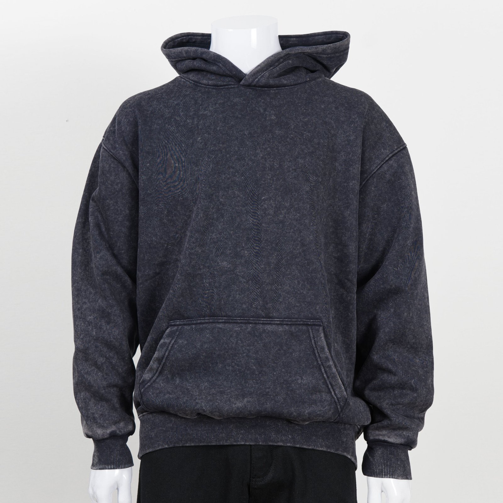 HIGH LEVEL HL Menswear Stone washed hoodie 360gsm - Black, Pink, Green, Tan, Navy, Grey - regular fit true to size Casual Cotton - Image 27