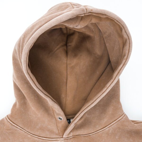 HIGH LEVEL HL Menswear Stone washed hoodie 360gsm - Black, Pink, Sage Green - regular fit true to size Casual Cotton - Image 16