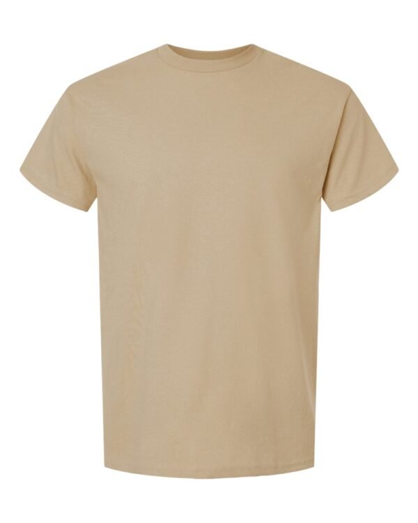 Gildan Ultra Cotton T-Shirt 2000 - Men's Tshirt Casual Heavyweight Basic - Black, White, Tan, Prairie Dust or Safety Pink - Image 8