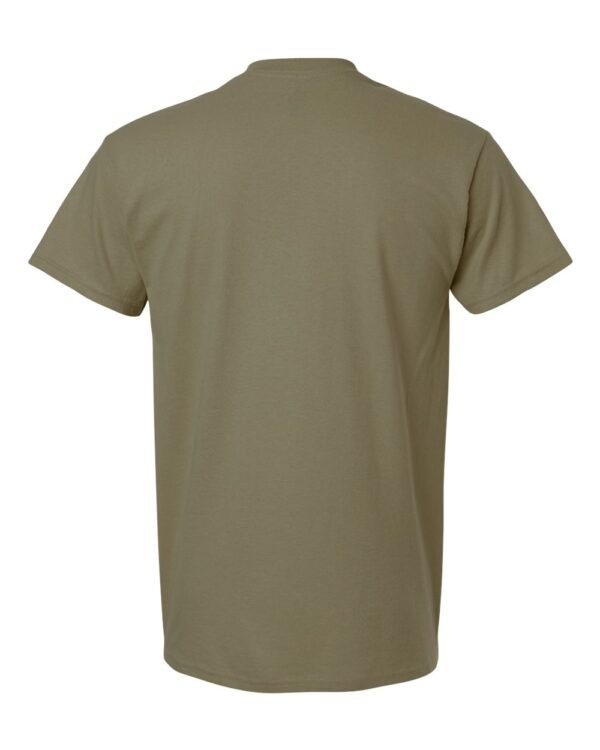 Gildan Ultra Cotton T-Shirt 2000 - Men's Tshirt Casual Heavyweight Basic - Black, White, Tan, Prairie Dust or Safety Pink - Image 12