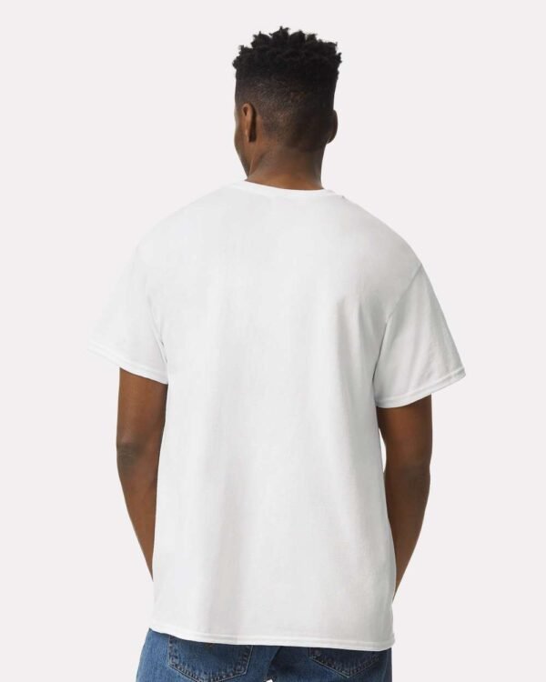 Gildan Ultra Cotton T-Shirt 2000 - Men's Tshirt Casual Heavyweight Basic - Black, White, Tan, Prairie Dust or Safety Pink - Image 19