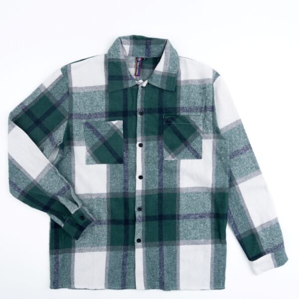 Men's Flannel Plaid Shirt - Casual Men's Wear, Comfortable Fit, Versatile Style, Ideal for Everyday Wear - Menswear - Image 8