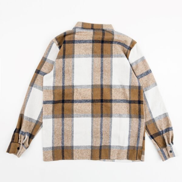Men's Flannel Plaid Shirt - Casual Men's Wear, Comfortable Fit, Versatile Style, Ideal for Everyday Wear - Menswear - Image 12