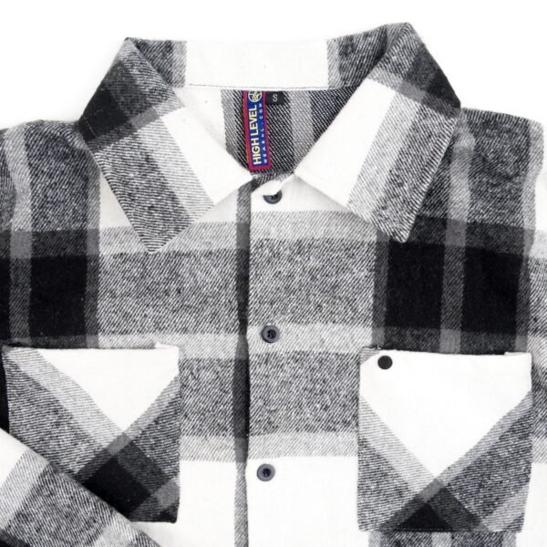 Men's Flannel Plaid Shirt - Casual Men's Wear, Comfortable Fit, Versatile Style, Ideal for Everyday Wear - Menswear - Image 5