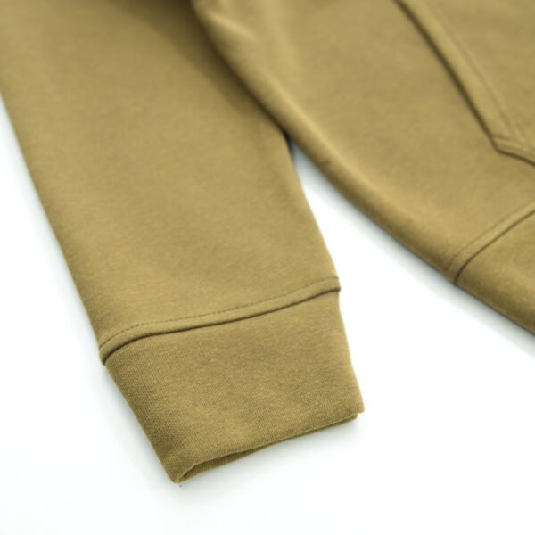 High Level HL Two-way Zip-up Hoodie Stone Washed Vintage Men Long sleeves Pink, Grey, Caramel, Sage zip-up front double zipper Stonewashed Plush - Image 6